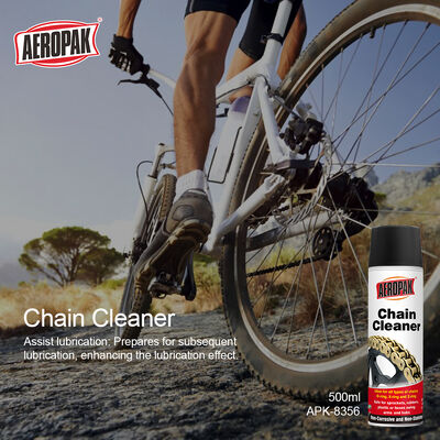 Aeropak 500ml Biodegradable Aerosol Bicycle Chain Cleaner & Degreaser Spray Effective for All Types of Bike