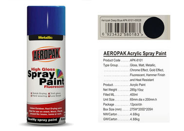 calidad El aerosol de la marca de AEROPAK puede rociar la pintura con el color azul profundo de MSDS para el coche Fábrica