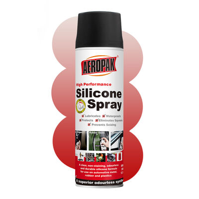 Aeropak 500 ml Aerosol OEM Aceite base de silicona de alta eficiencia de aerosol Uso industrial Anti-desgaste Vida útil larga Penetrante