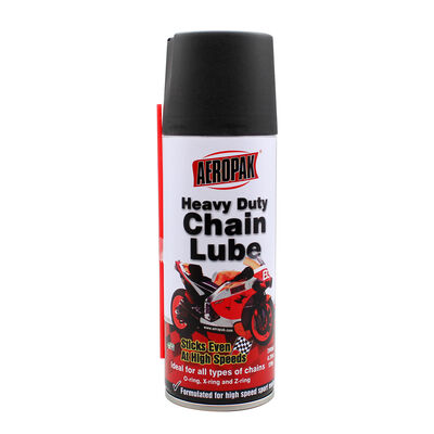 AEROPAK de alta calidad de penetración de la cadena de trabajo pesado lubricante 200 ml aerosoles lubricante de pulverización motocicleta sin salpicador Fórmula 3