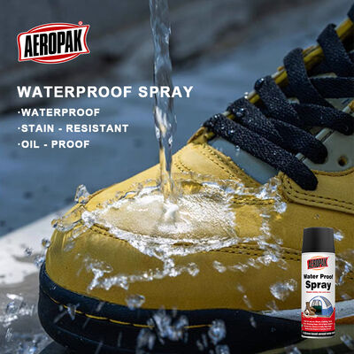 Aeropak Aerosol Spray 120g Placa de estaño impermeable Repelente de agua Revestimiento líquido para ropa zapatos Tejido de cuero 3 años de validez