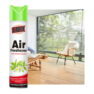 Aeropak 330ml Aerosol Aroma de jazmín Uso Eliminador de olores eficaz Eco-sencillo de larga duración, seguro para mascotas, seguro para niños, fresador de aire
