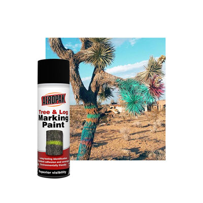 Pintura profesional de marcado de árboles AEROPAK para troncos forestales y madera resistente a la decoloración duradera amigable con el medio ambiente