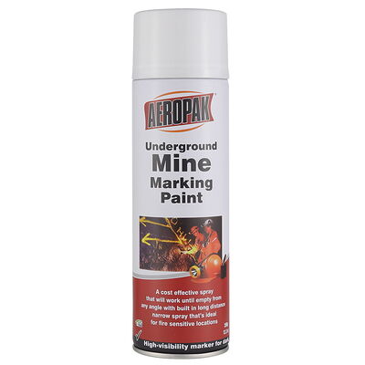 AEROPAK Marcado de minas subterráneas Aerosol pintura de pulverización Seca rápida Todos los animales Duradera No inflamable No obstructiva