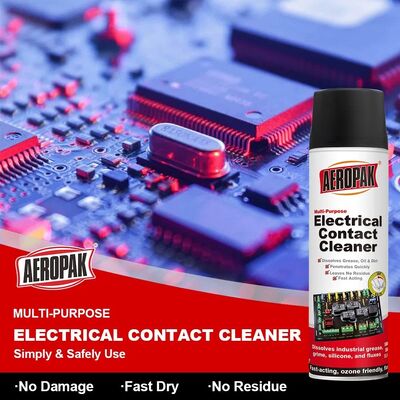 Aeropak 500ml Aerosol Líquido y Químicos Limpiador de Contactos Electrónicos de Alta Eficiencia Lubricante para Electrónica de Precisión Spray
